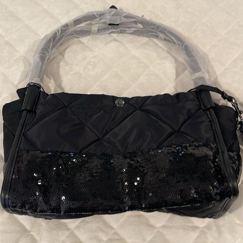NWT MZ Wallace Quilted Madison Shoulder sequin Bag - Picture 3 of 8